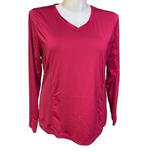 Skirt Sports Rasberry Activewear Top Long Sleeve Size XL